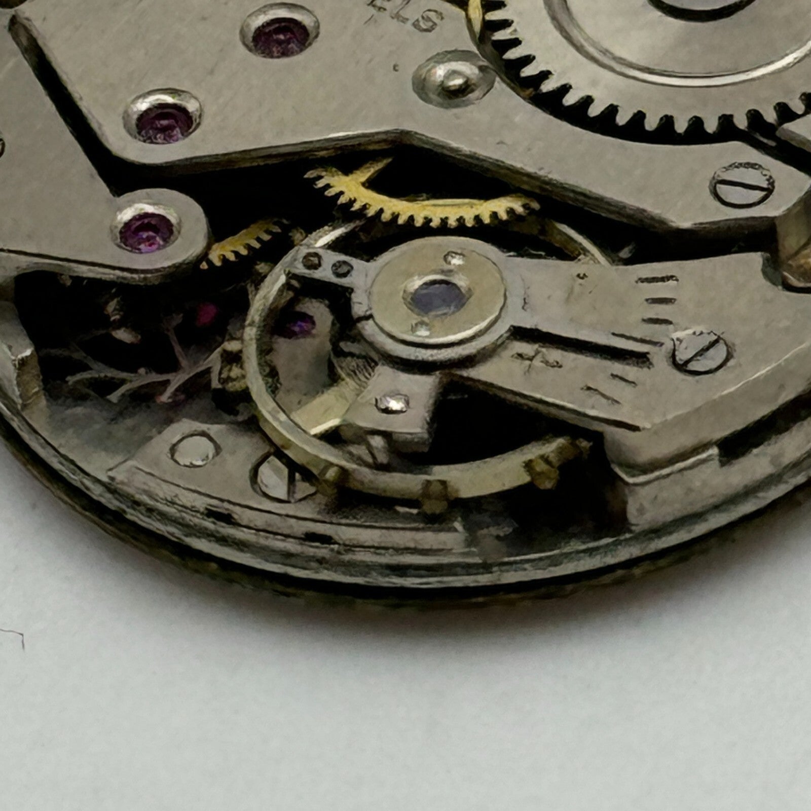 23.6mm Avia AS 1002 984 Balance Ok Watch Movement Swiss Vintage PARTS SPARES