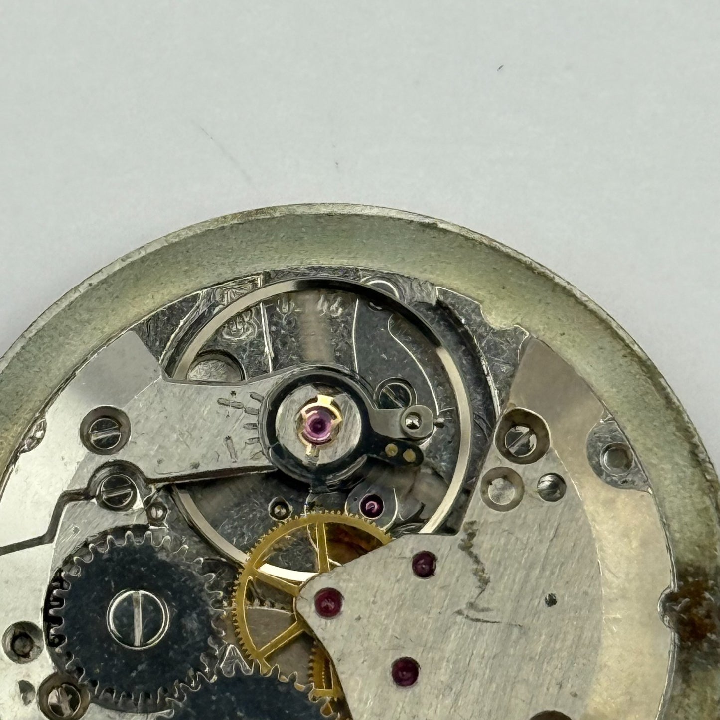 ETA 2750 Mystery Dial Watch Movement Running Manual Wind Vintage Parts 25.9mm