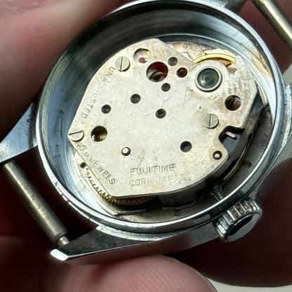 22mm Vintage Century Fujifilm Japan Sweep Seconds Manual Wind Watch FOR PARTS
