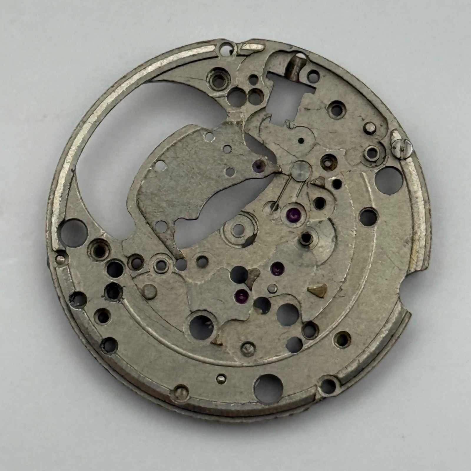 AS 2066 Watch Movement Main Plate Manual Wind Vintage Swiss Parts Repair 25.9mm