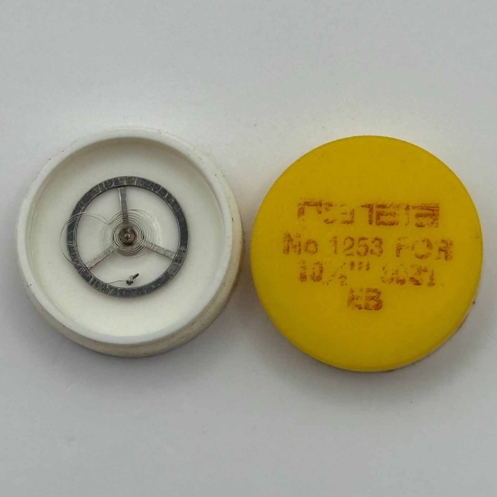 EB 8021 Balance Complete 10 1/2''' Renata 1253 Watch Movement Parts DAMAGED