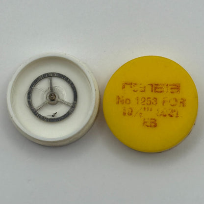 EB 8021 Balance Complete 10 1/2''' Renata 1253 Watch Movement Parts DAMAGED