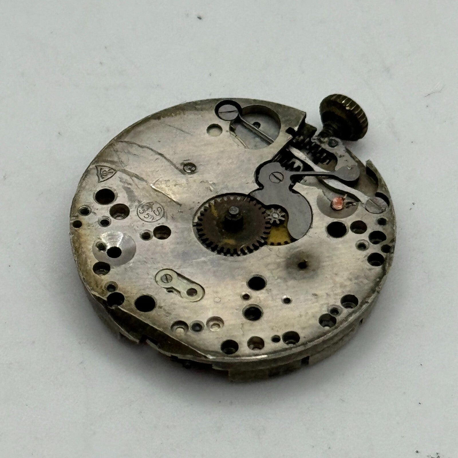27mm Mens Rotary AS 554 Trench Watch Manual Wind 15 Jewels Movement PARTS SPARES