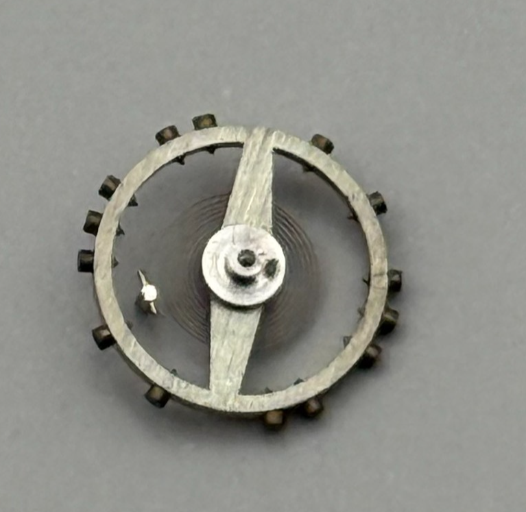 AS 1051 Balance Wheel Complete And Spring 5¼’’’ 34 M Watch Movement Parts NOS