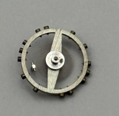 AS 1051 Balance Wheel Complete And Spring 5¼’’’ 34 M Watch Movement Parts NOS