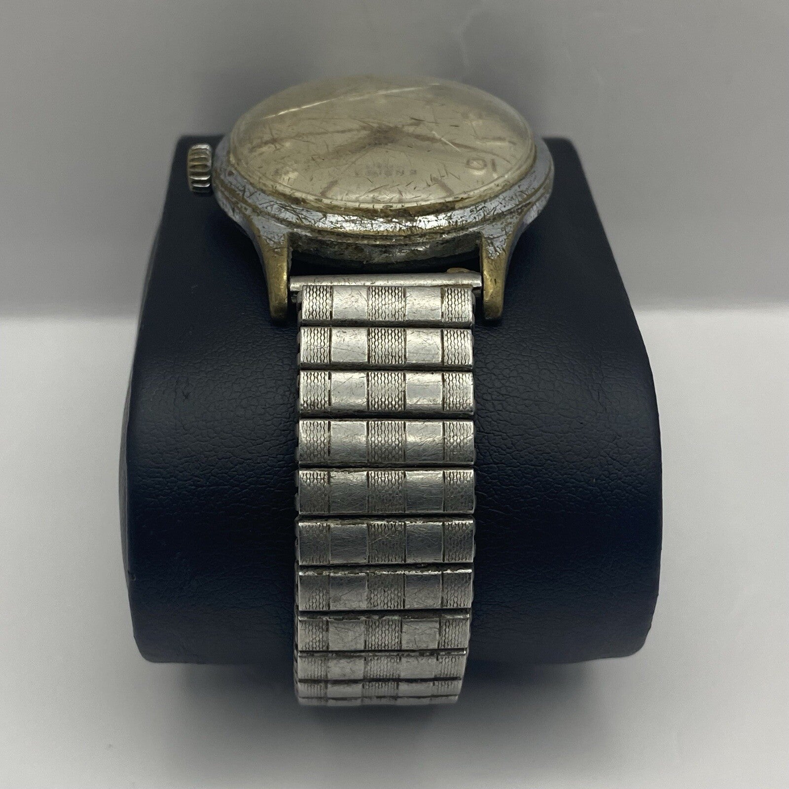 32mm Manual Wind Ensign Sweep Seconds Hand Watch NON WORKING FOR PARTS