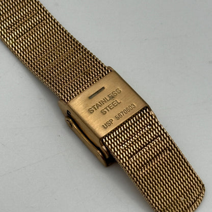 28mm Working Skagen Denmark 804SRR Steel Rose Gold Tone MOP Quartz Watch 8 Inch