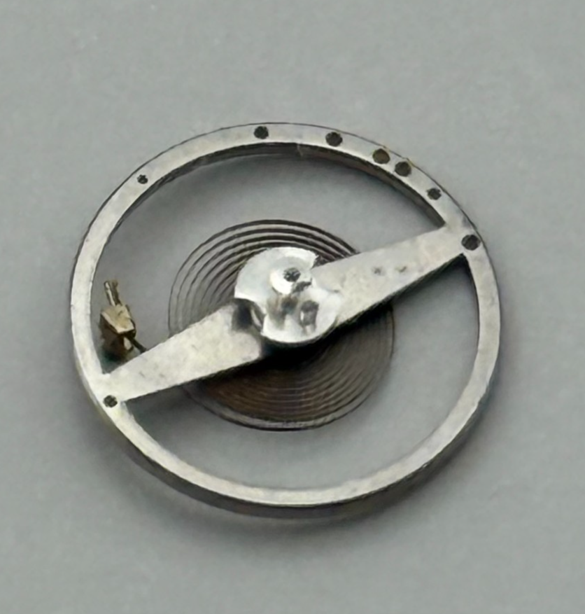 Oris 361 Balance Wheel Complete And Spring  9¾’’’ 380 Watch Movement Parts NOS