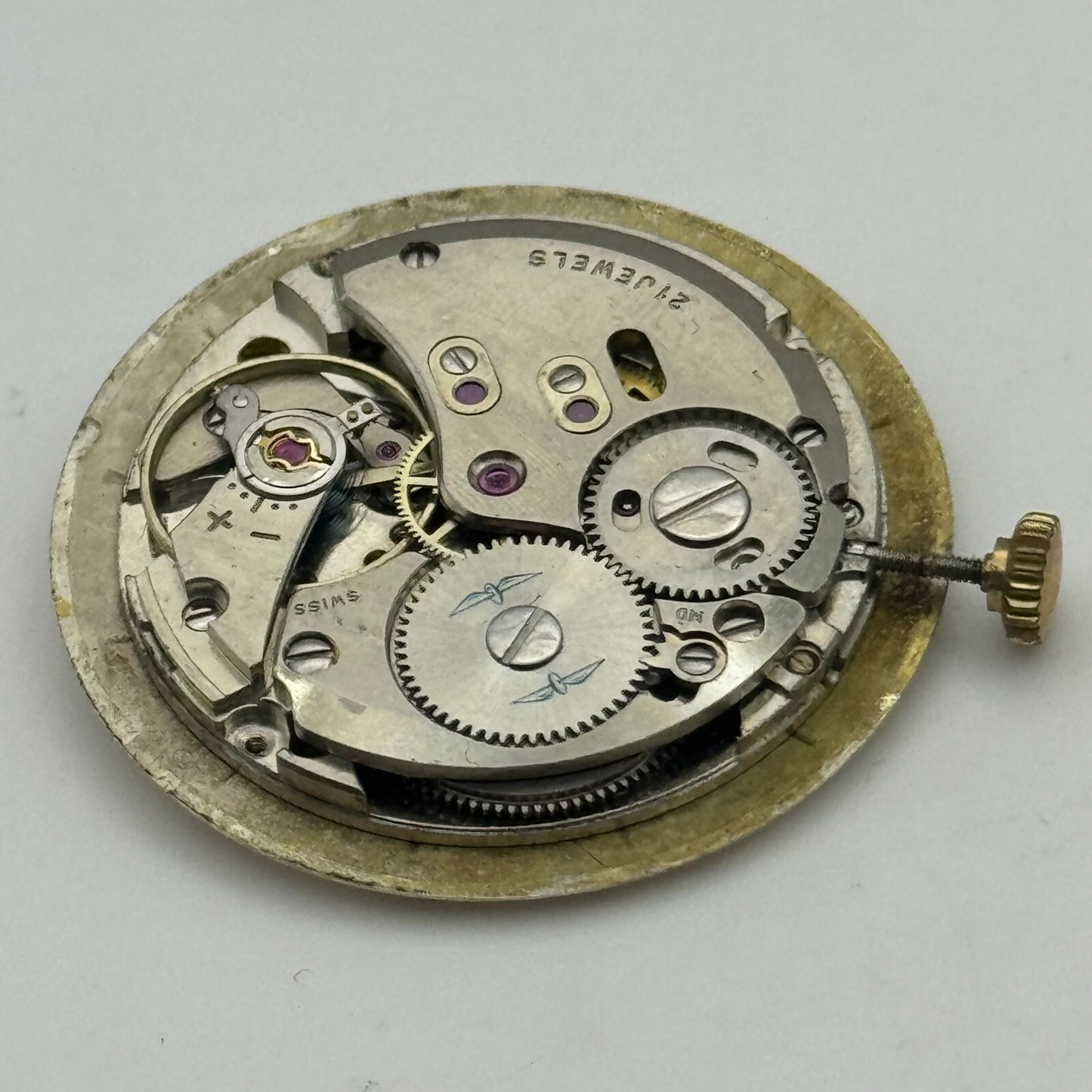 26mm Men's Rotary AS 1746 1747 Manual Wind Watch Movement Swiss Made PARTS