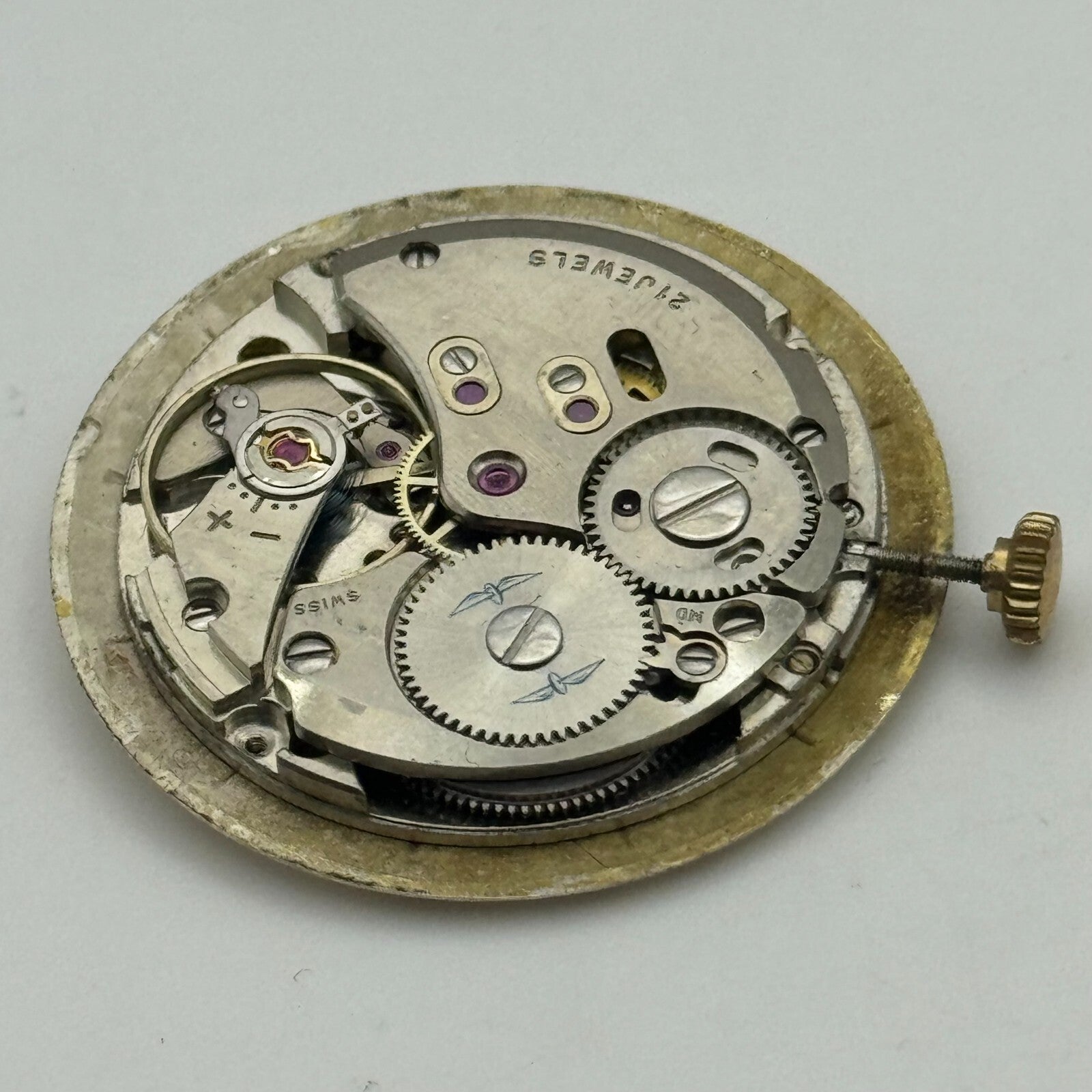 26mm Men's Rotary AS 1746 1747 Manual Wind Watch Movement Swiss Made PARTS