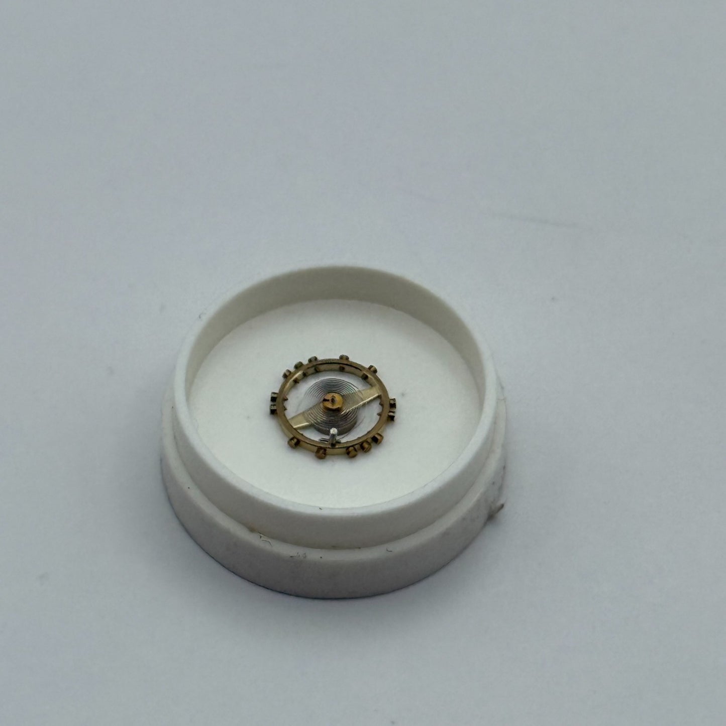 AS 1677 Balance Wheel Complete And Spring 5½''' 1225 M Watch Movement Parts NOS