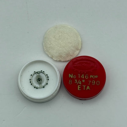 ETA 790 Balance Wheel Complete And Spring 8 3/4’’’ 146 Watch Movement Parts NOS