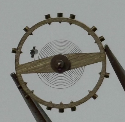 ETA 2366 2400 Balance Wheel Complete And Spring Inca 616 M Watch Movement Parts