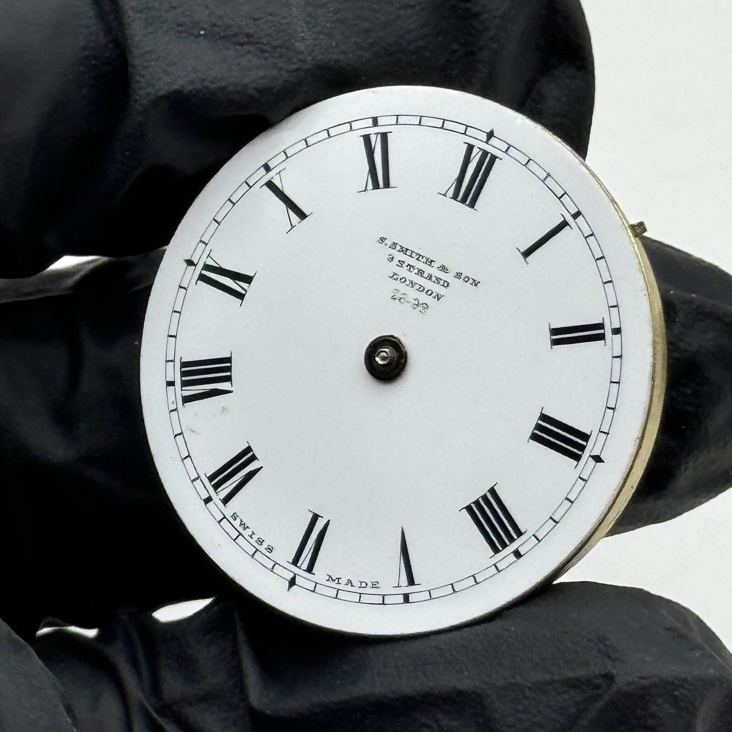 31.1mm S Smith & Son London Quality Pocket Watch Movement And Dial To Restore