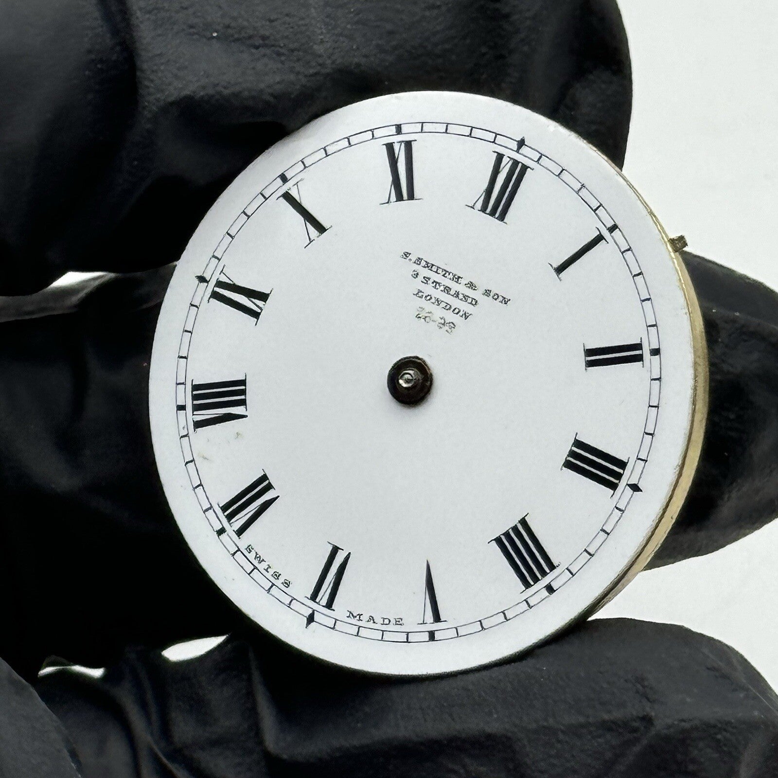 31.1mm S Smith & Son London Quality Pocket Watch Movement And Dial To Restore