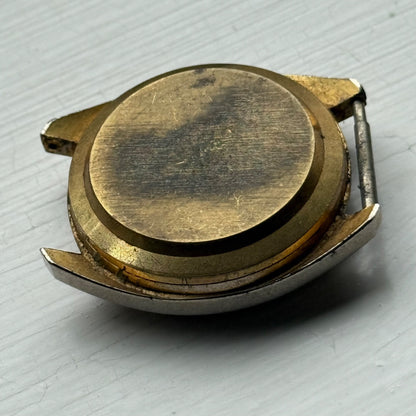 34mm Vintage Men's Swissam Desa 320 Blue Dial Manual Wind Watch PARTS / REPAIR