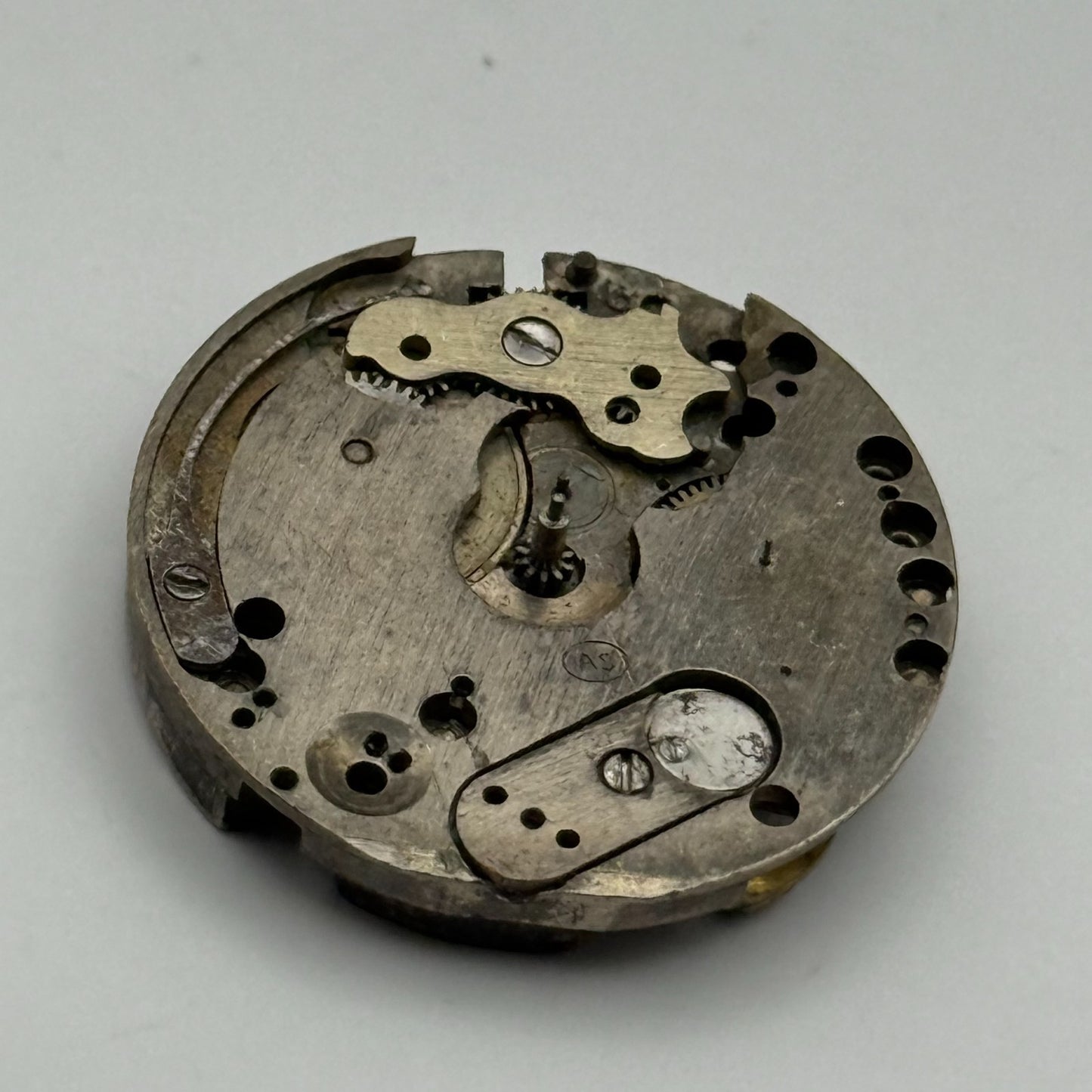 AS A Schild Watch Movement Manual Wind Vintage Swiss Parts Repair Spares 23.7mm