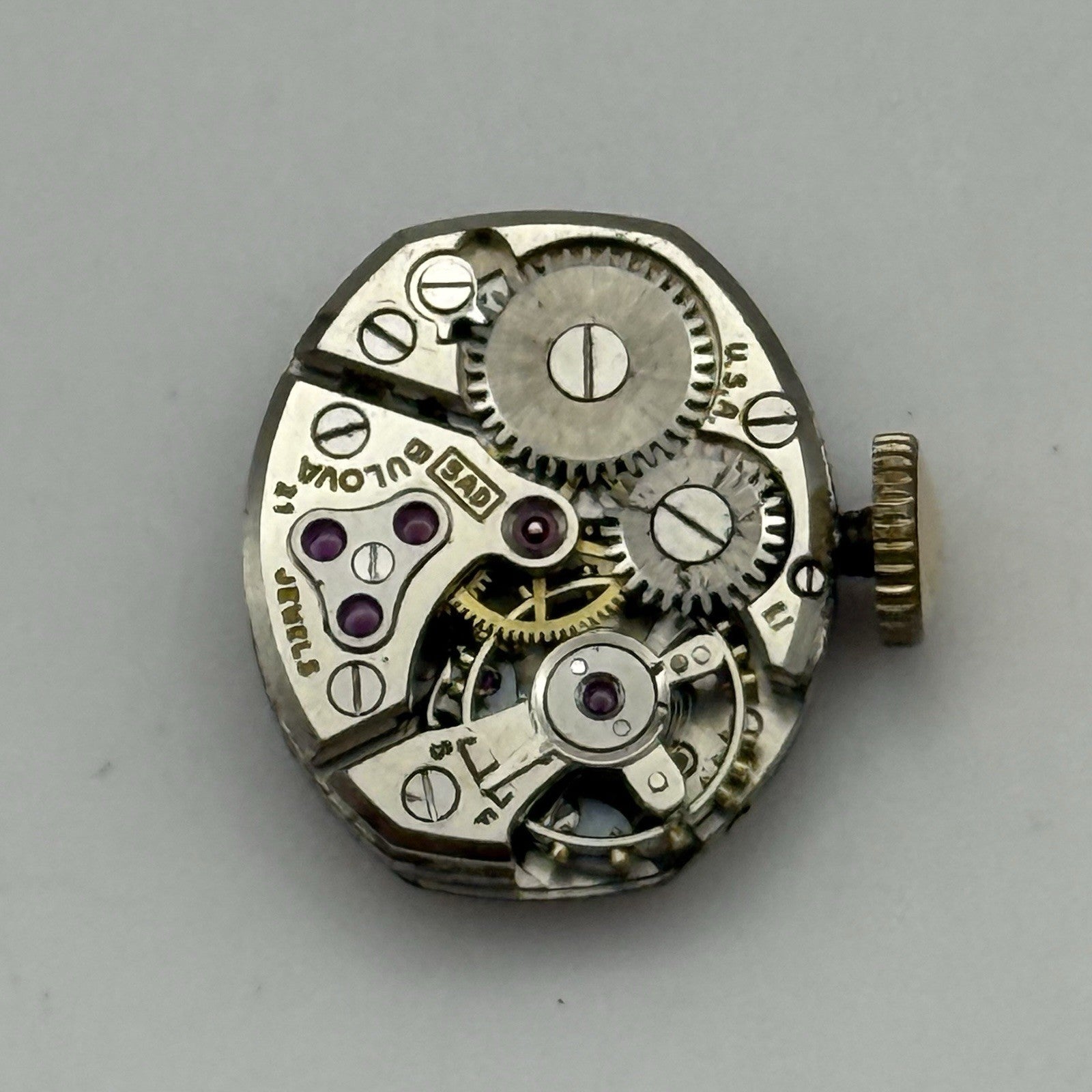 13mm Running Vintage Ladies Bulova 5AD Manual Wind Swiss Watch Movement PARTS