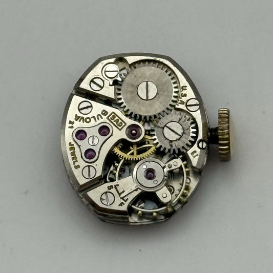 13mm Running Vintage Ladies Bulova 5AD Manual Wind Swiss Watch Movement PARTS
