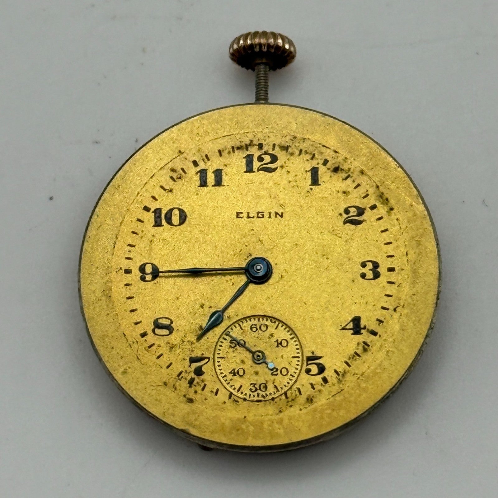 1920 Antique 6/0s Elgin 431 Model 2 American Watch Movement PARTS REPAIR SPARES