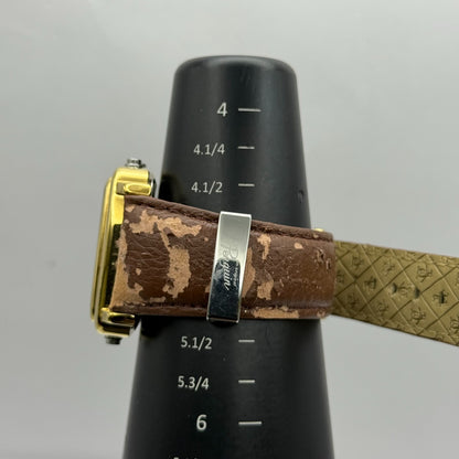 An Original Penguin Digital Quartz Watch Gold Tone Case Japan Working 41mm