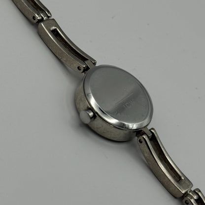 Infinite Ladies Quartz Watch Silver Tone Bracelet Japan Working 20mm 6.75 Inches