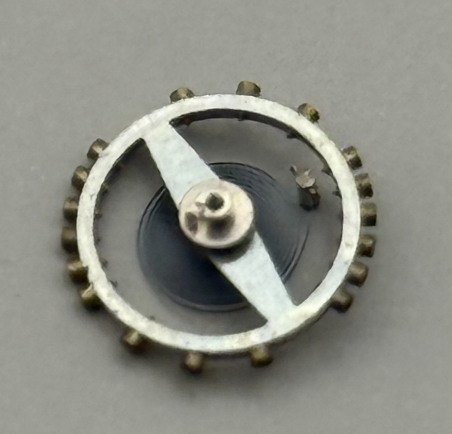 ETA 761, 1201 Balance Wheel Complete And Spring  146 M Watch Movement Parts NOS