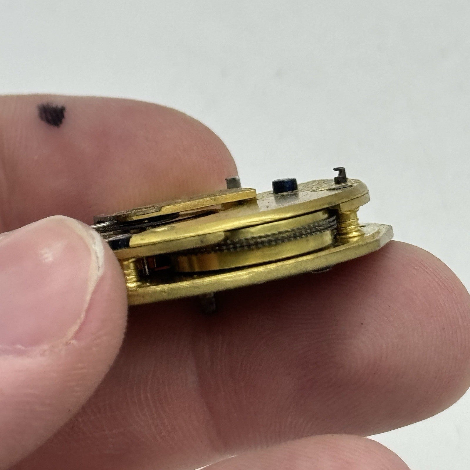 36mm Running Antique Quality English Fusee Pocket Watch Movement -  TO RESTORE