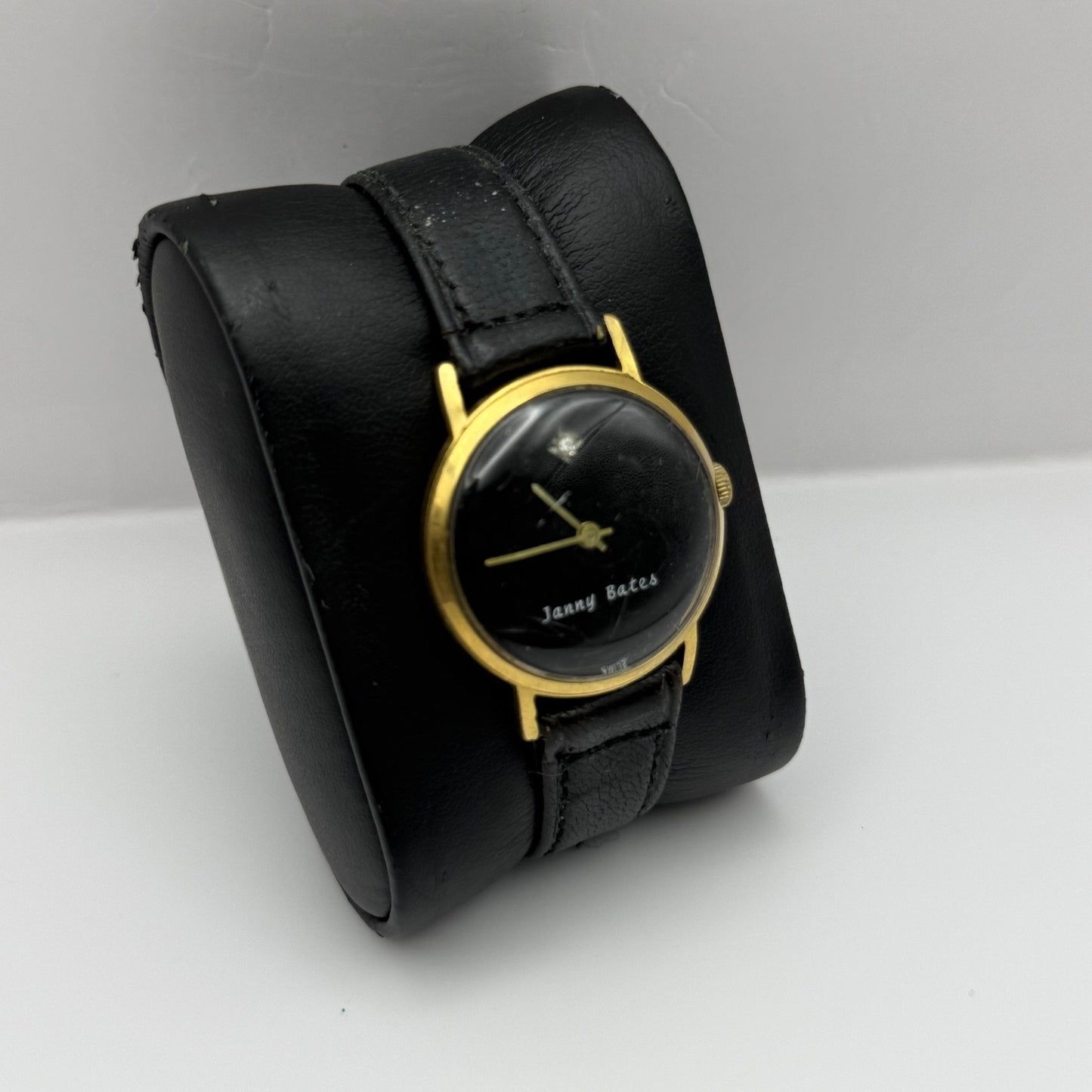 28mm Jenny Bates Swiss Gold Plated Vintage Manual Wind Watch PARTS / REPAIR