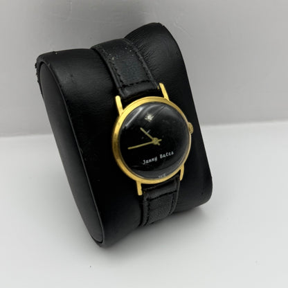 28mm Jenny Bates Swiss Gold Plated Vintage Manual Wind Watch PARTS / REPAIR