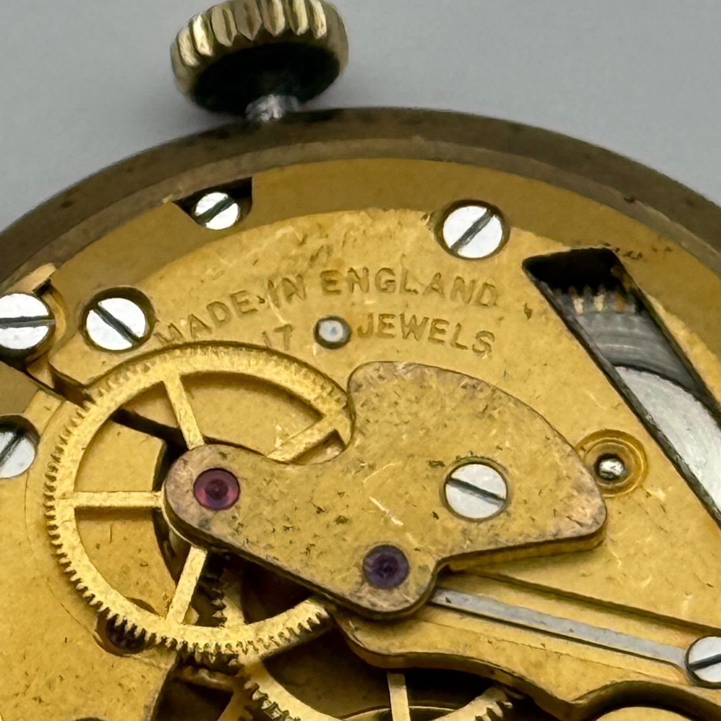 Smiths Astral 60466E Hacking Watch Movement Running Manual Wind Parts 31.3mm