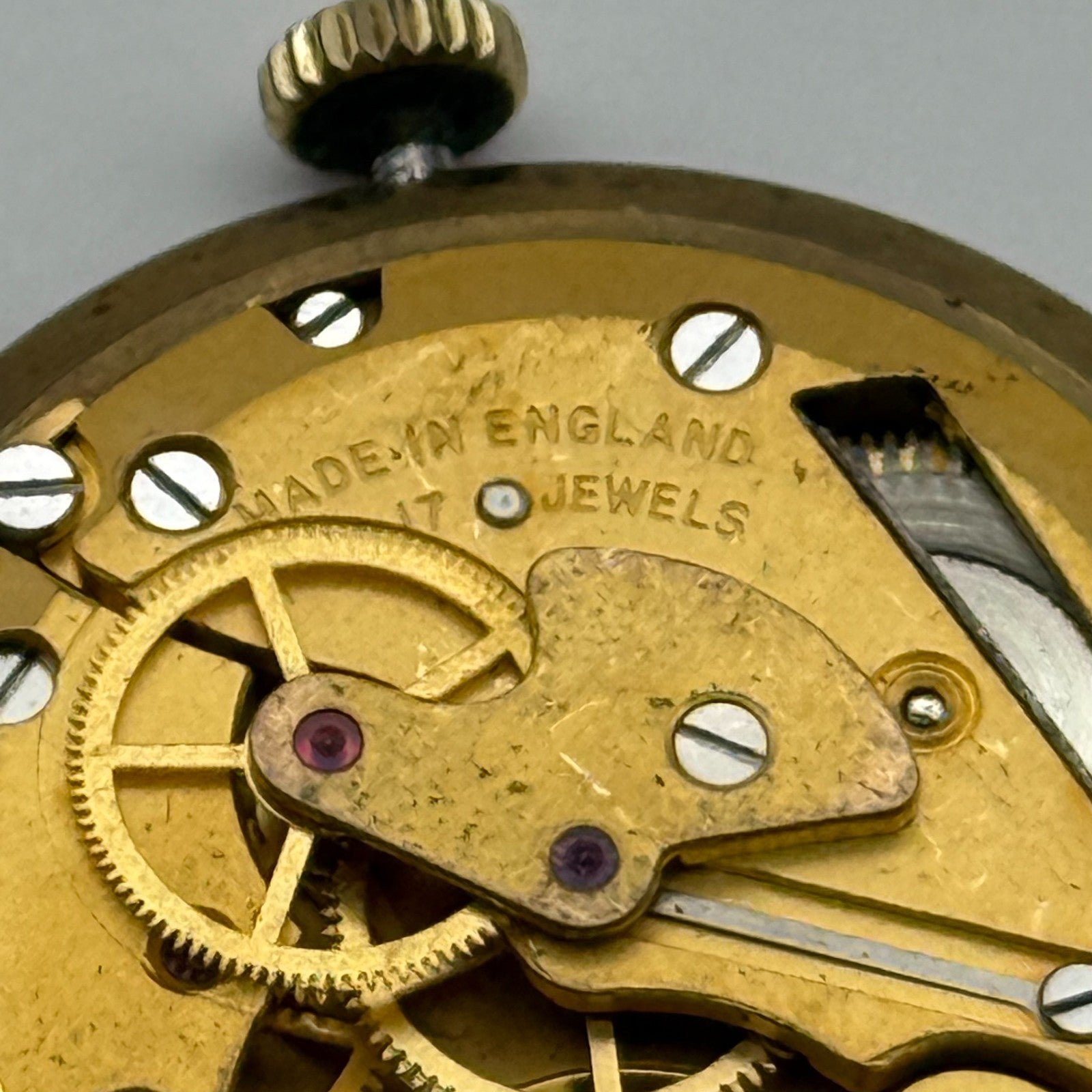 Smiths Astral 60466E Hacking Watch Movement Running Manual Wind Parts 31.3mm