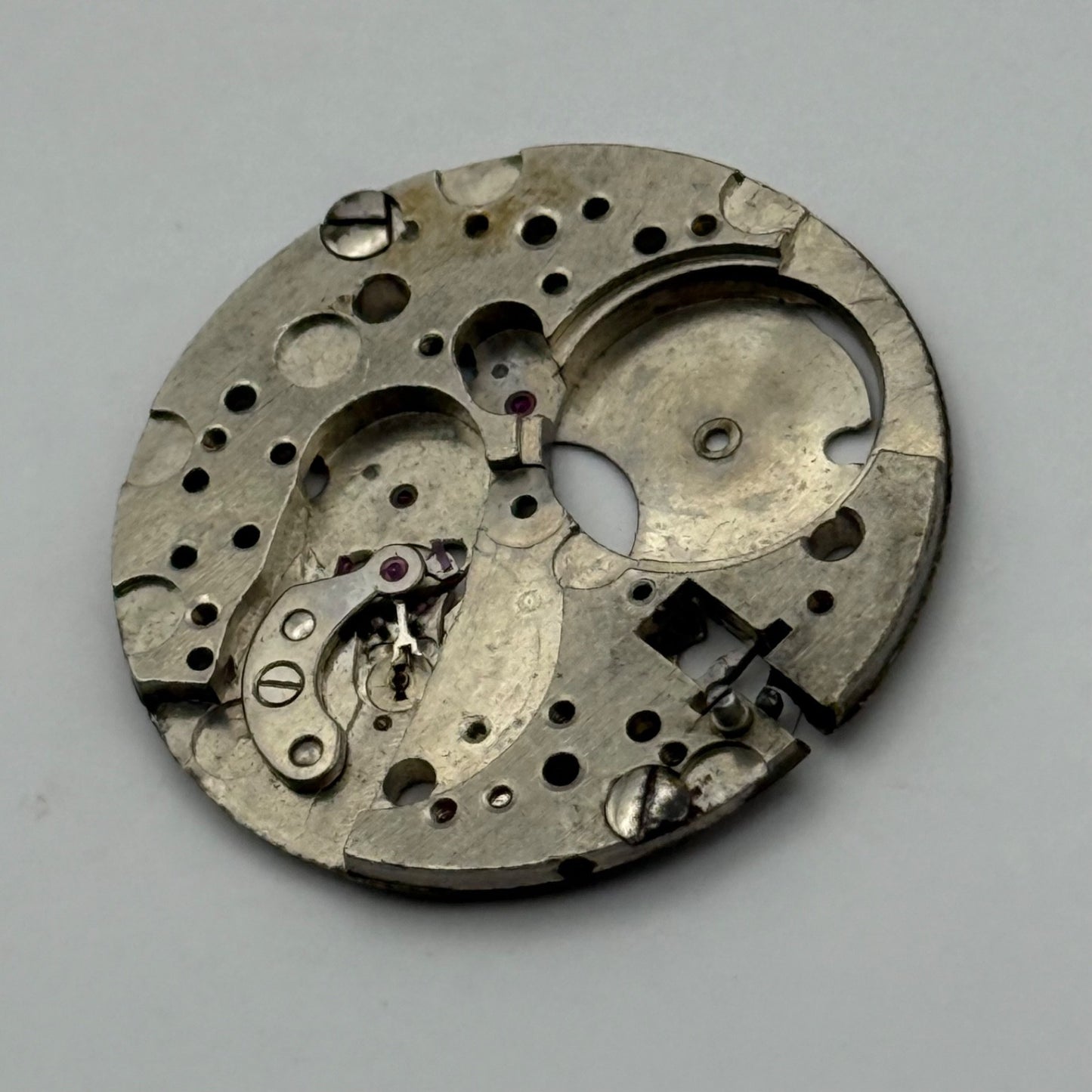 AS 1187/1194 Watch Movement Main Plate Manual Wind Vintage Swiss Parts 25.9mm
