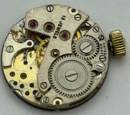19.6mm AS 970 A Schild Manual Wind 15 Jewels Vintage Swiss Watch Movement PARTS