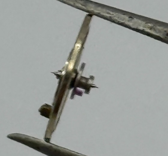 Amida 562 Balance Wheel Complete And Spring  8¾’’’ 874 Watch Movement Parts NOS