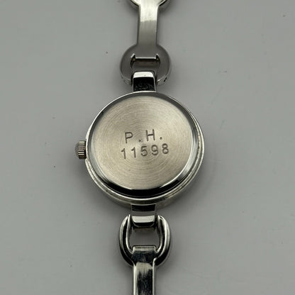 R Ladies Quartz Watch Silver Tone Bracelet Working 22mm New Battery