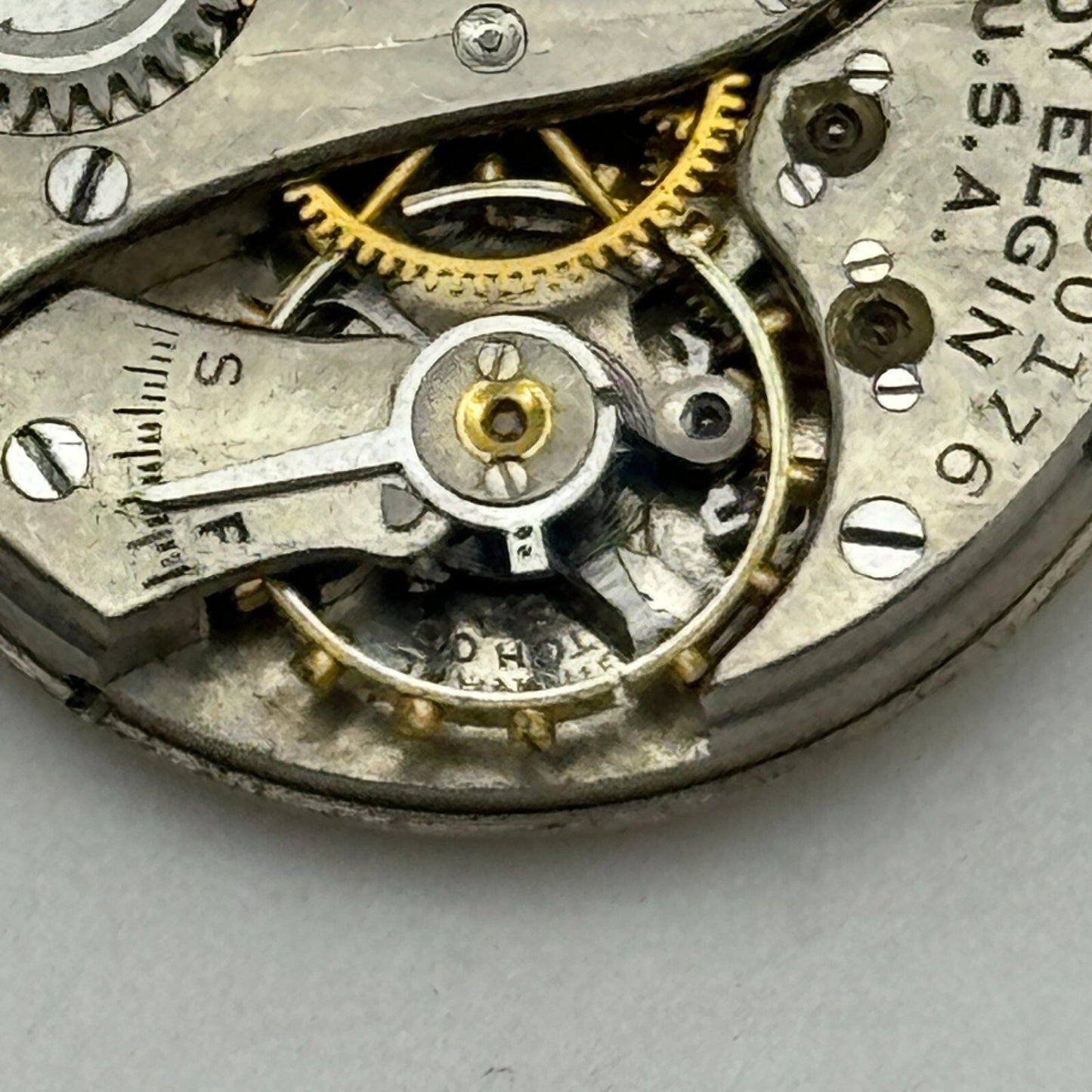 10/0s Antique Lady Elgin Grade 444 Model 4 American Watch Movement PARTS SPARE