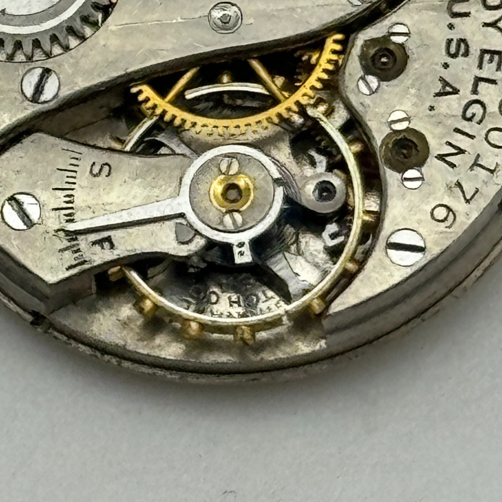 10/0s Antique Lady Elgin Grade 444 Model 4 American Watch Movement PARTS SPARE