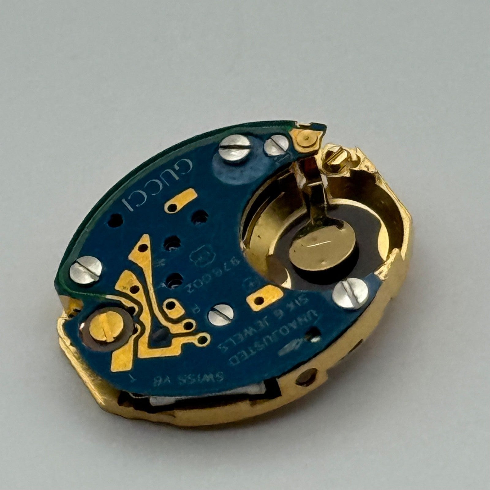 Gucci ETA 978.002 Quartz Watch Movement Incomplete Swiss Ladies Vintage Parts