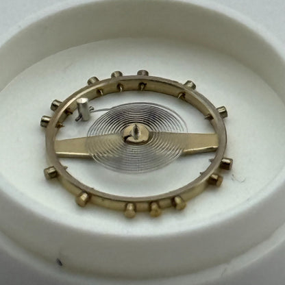 FHF 70 Balance Wheel Complete And Spring  10½’’’ 201 M Watch Movement Parts NOS