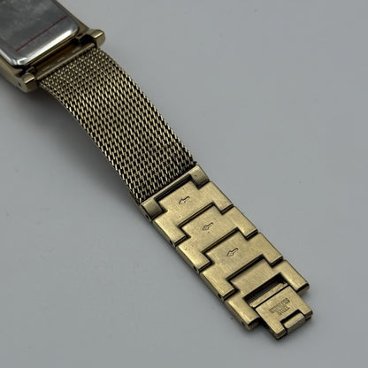 21mm Working Ladies Kenneth Cole Reaction Gold Plated Quartz Watch 6.5 Inches