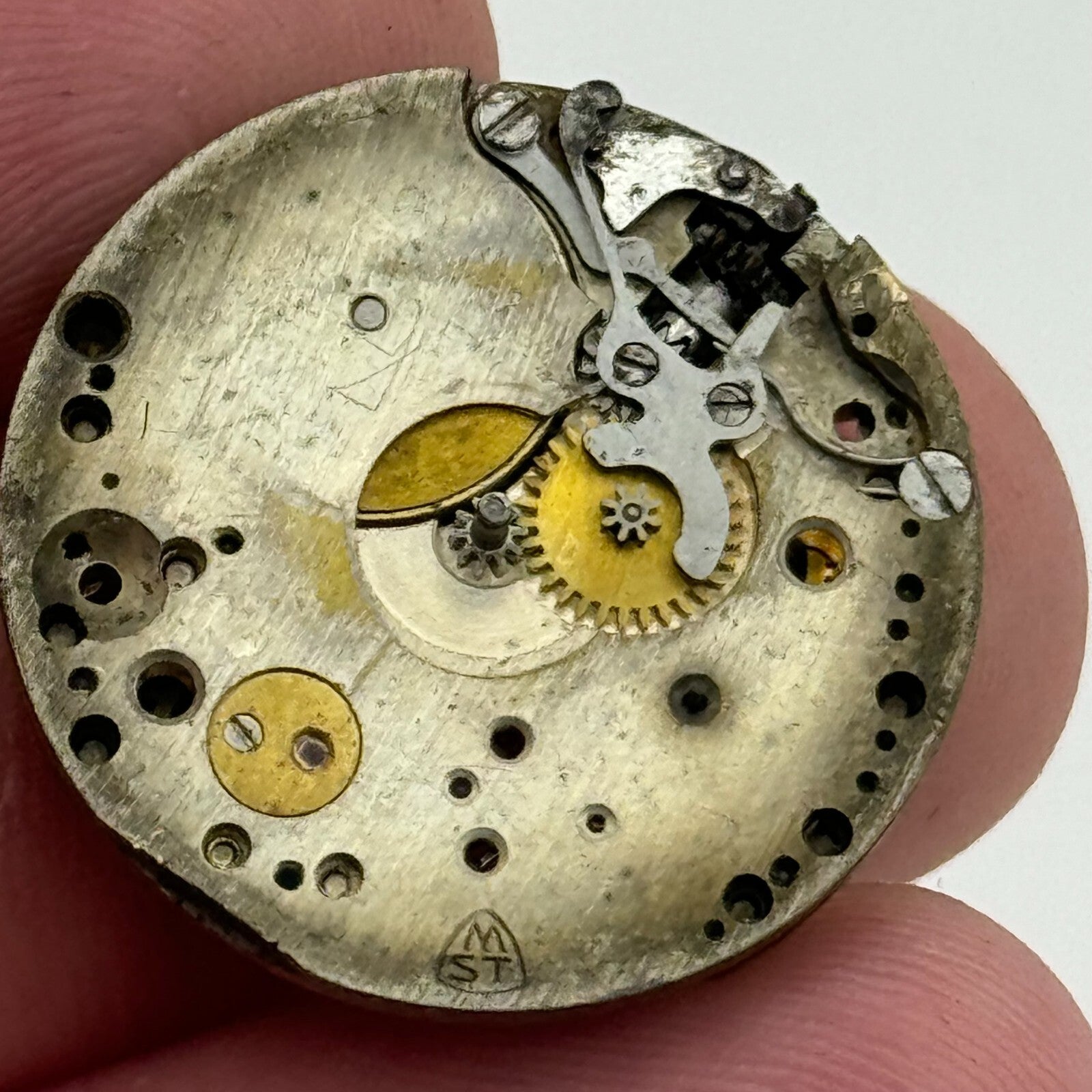 23.6mm High Grade MST Balance Ok Swiss Manual Wind 15 Jewel Watch Movement PARTS
