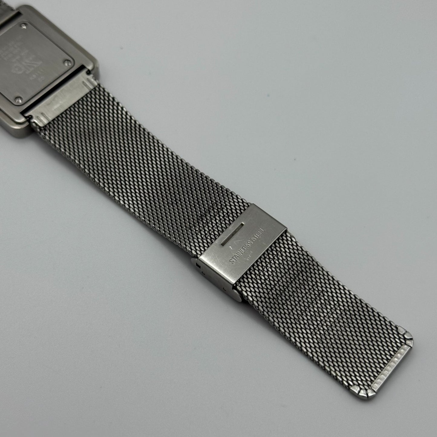 Calvin Klein Ladies Quartz Watch Black Dial Mesh Strap Swiss 30mm PARTS REPAIR