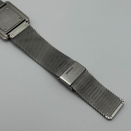 Calvin Klein Ladies Quartz Watch Black Dial Mesh Strap Swiss 30mm PARTS REPAIR