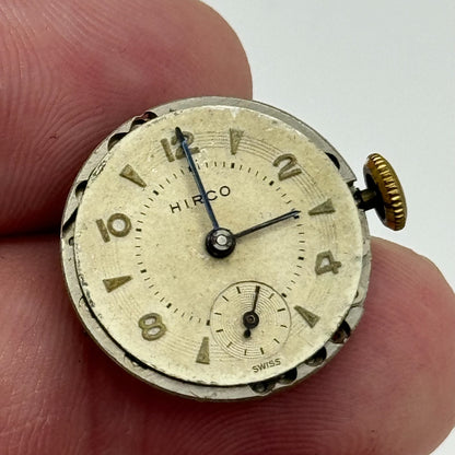 19.7mm Ladies Hirco AS 970 Manual Wind 15 Jewels Watch Movement PARTS SPARES