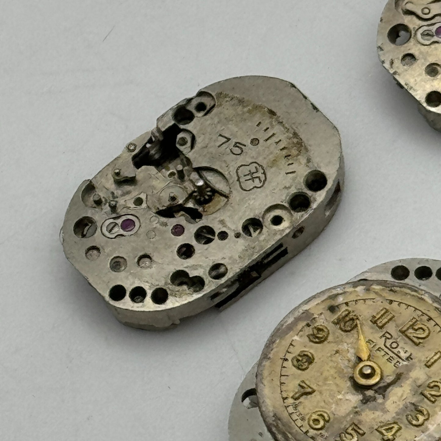 12.8mm 4 x FHF 75 Ladies Manual Wind 15 Jewels Swiss Watch Movement PARTS SPARES