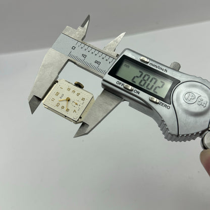 20.6mm Running Limit Revue 54 High Grade Tank Watch Movement Manual Wind PARTS