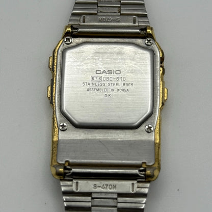 Casio Quartz Watch DBC-610 Data Bank Telememo Vintage 33mm Working Digital