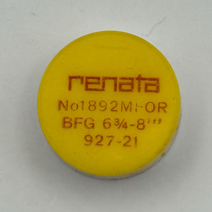 BFG 927-21 Balance Wheel Complete And Spring  1892 M Watch Movement Parts NOS