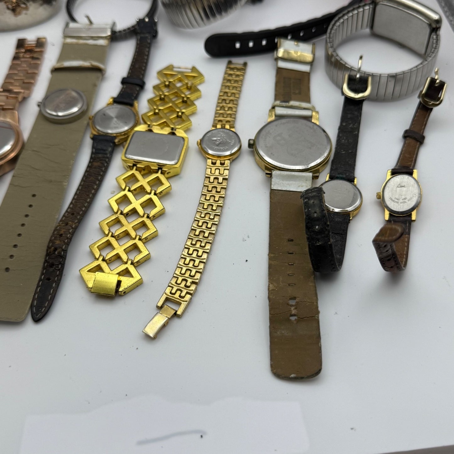 Bundle Of 16 Quartz Watches Job Lot Modern / Vintage Untested Parts / Repair